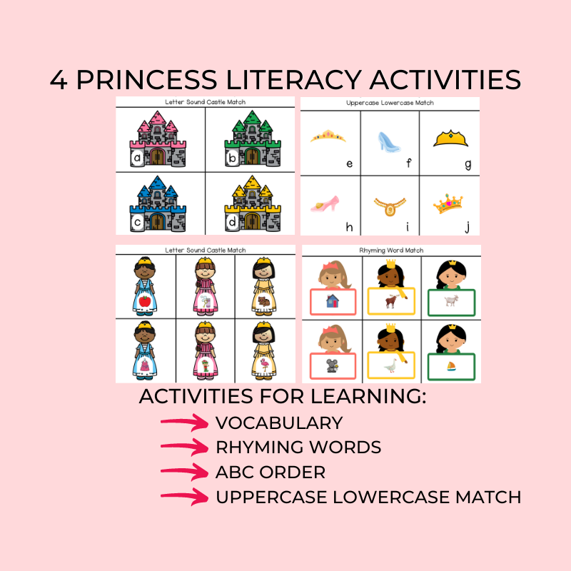Princess Activity Pack - Kindergarten Ready Shop