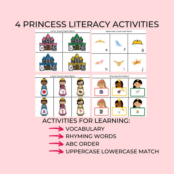 Princess Letter Learning Pack