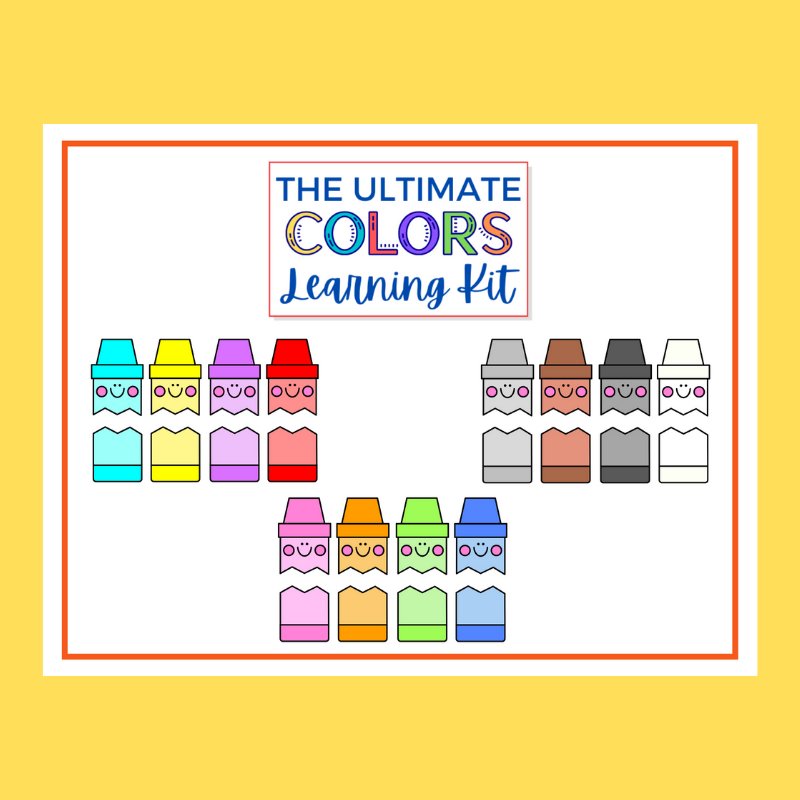The Ultimate Colors Learning Kit - Kindergarten Ready Shop
