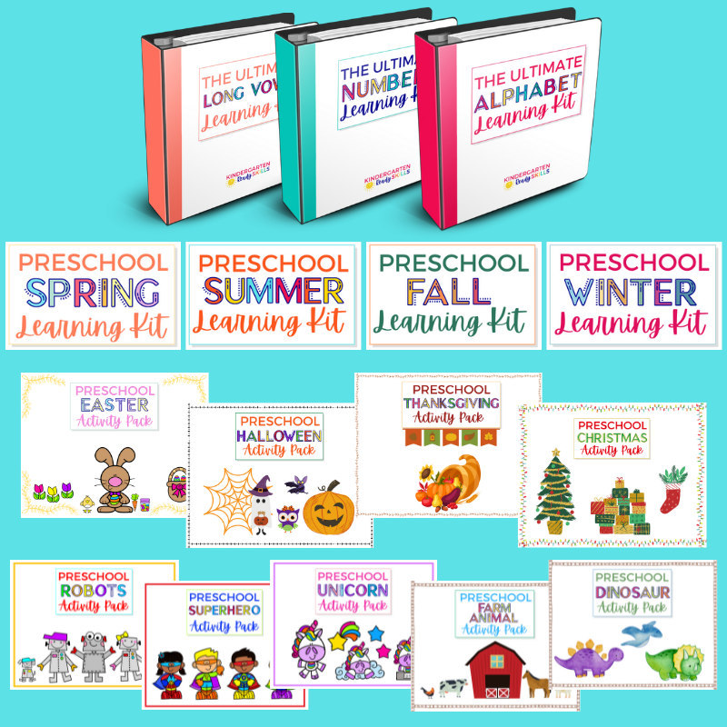 Kindergarten Ready Shop Complete Bundle