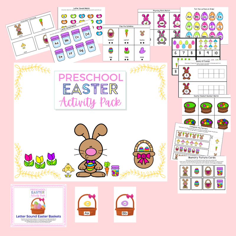 Preschool Easter Activity Pack