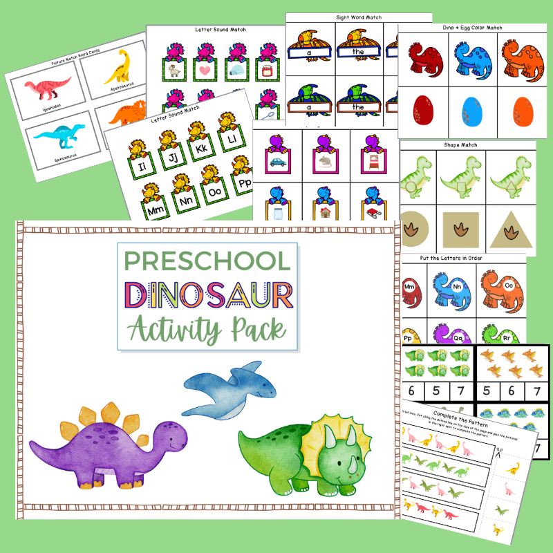 Dinosaur Activity Pack