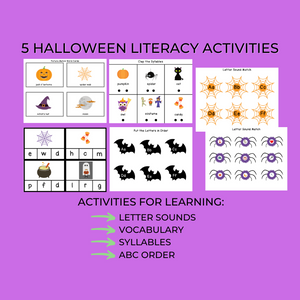 Preschool Halloween Activity Pack