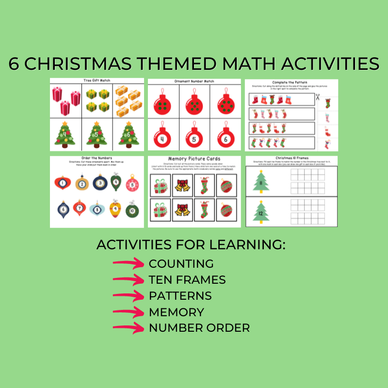 Preschool Christmas Activity Pack