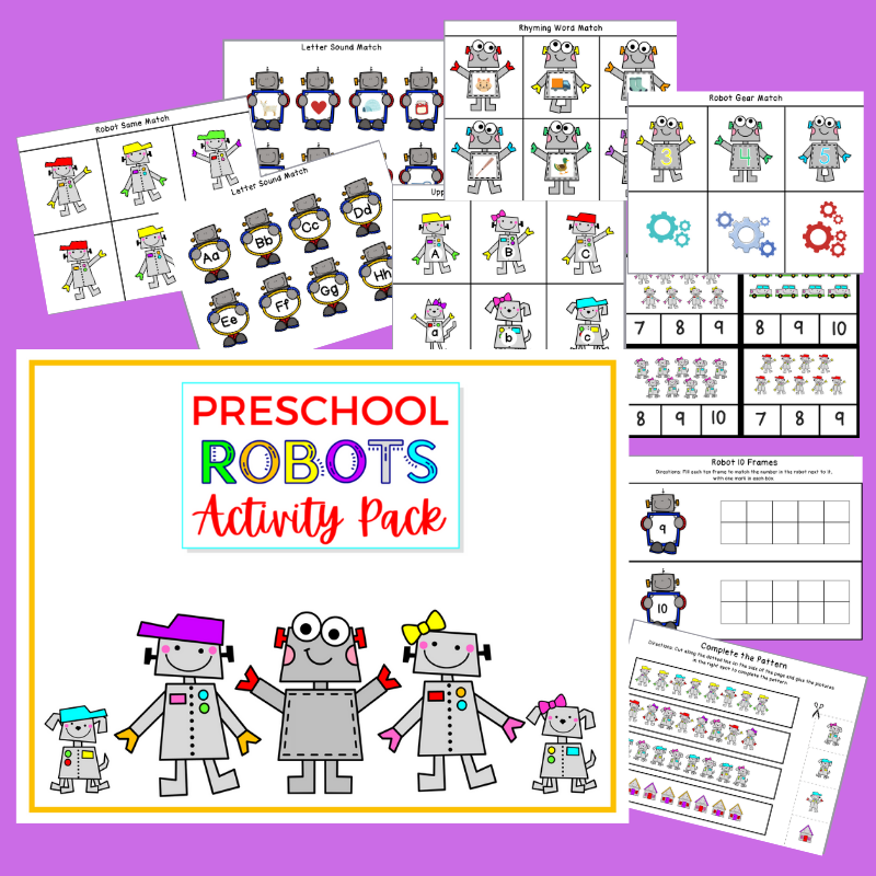 Robots Activity Pack