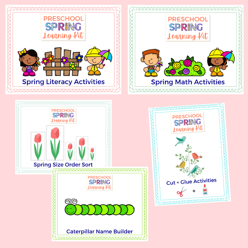 Preschool Spring Learning Kit