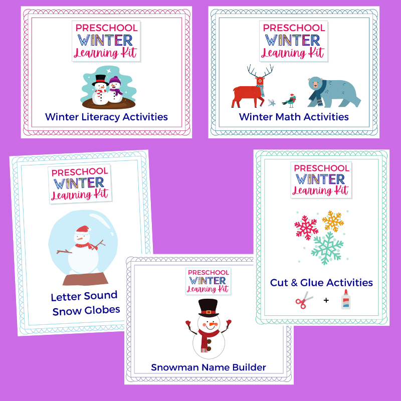 Preschool Winter Learning Kit