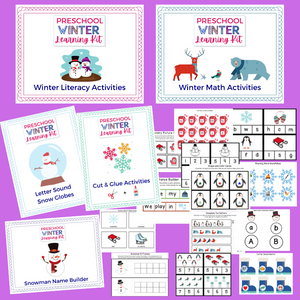 Preschool Winter Learning Kit