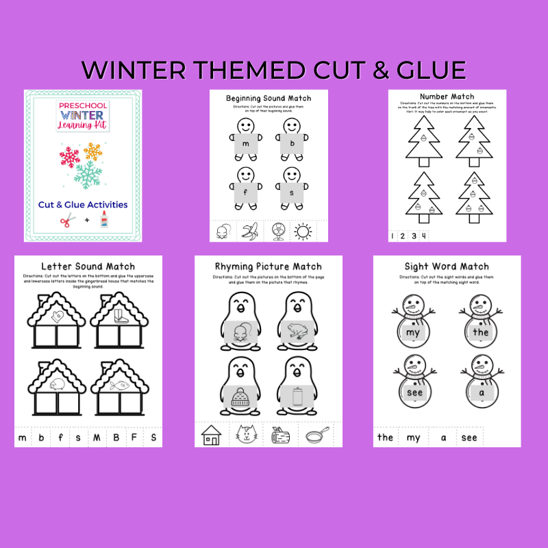 Preschool Winter Learning Kit