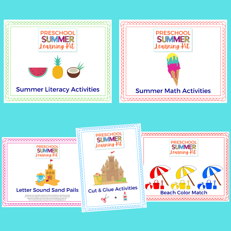Preschool Summer Learning Kit