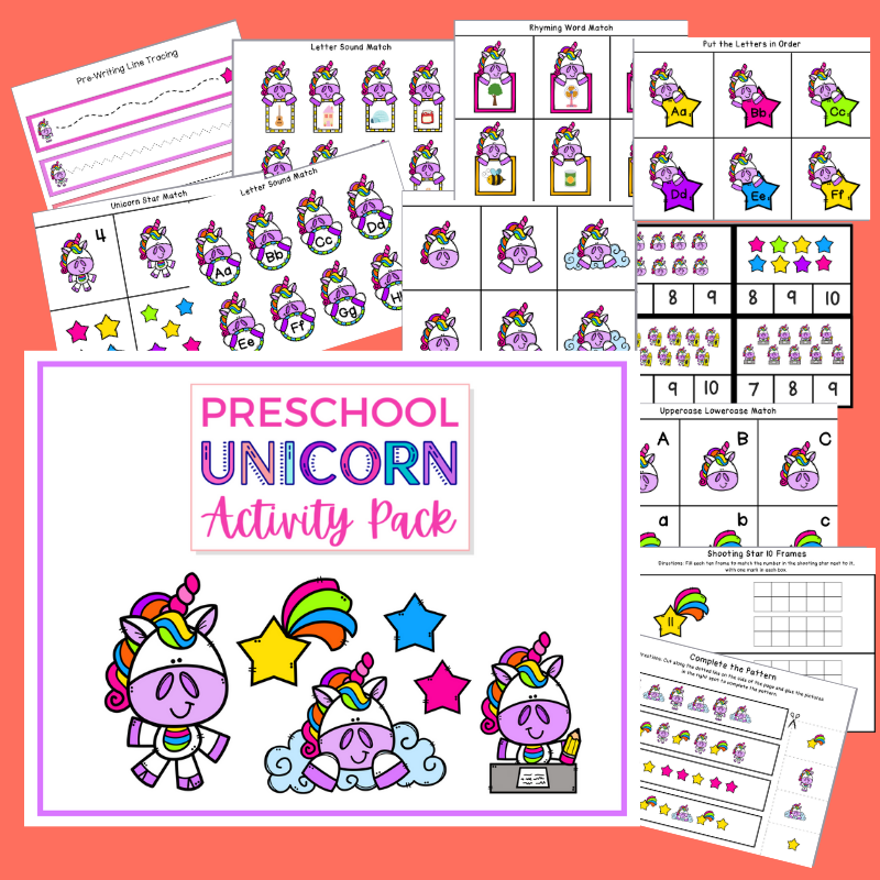 Unicorn Activity Pack